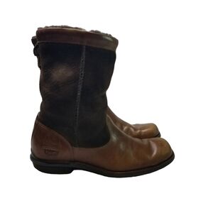 Ugg Brookffield brown short sheepskin cuffable boots